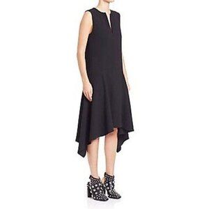 T‎ Alexander Wang Dress, Handkerchief Hem Midi Dress, Size 4